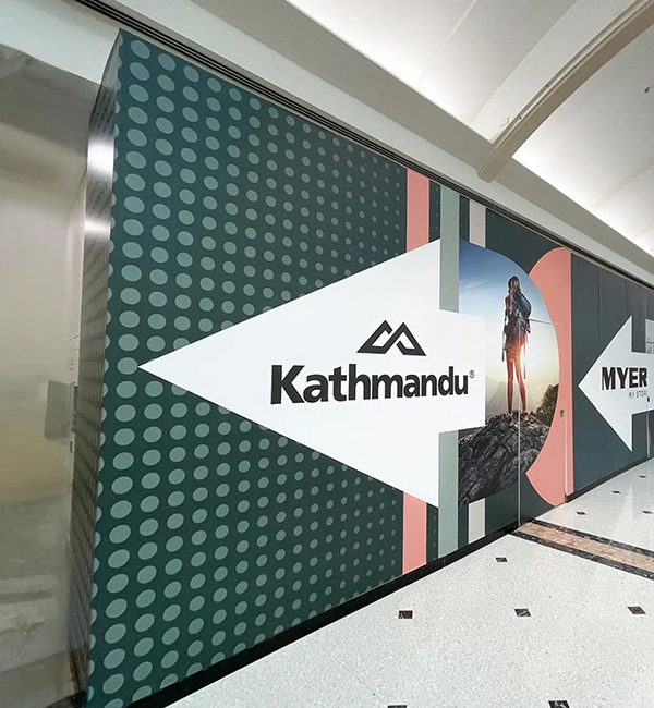 West Maintain Hoarding boards installed at a popular shopping centre